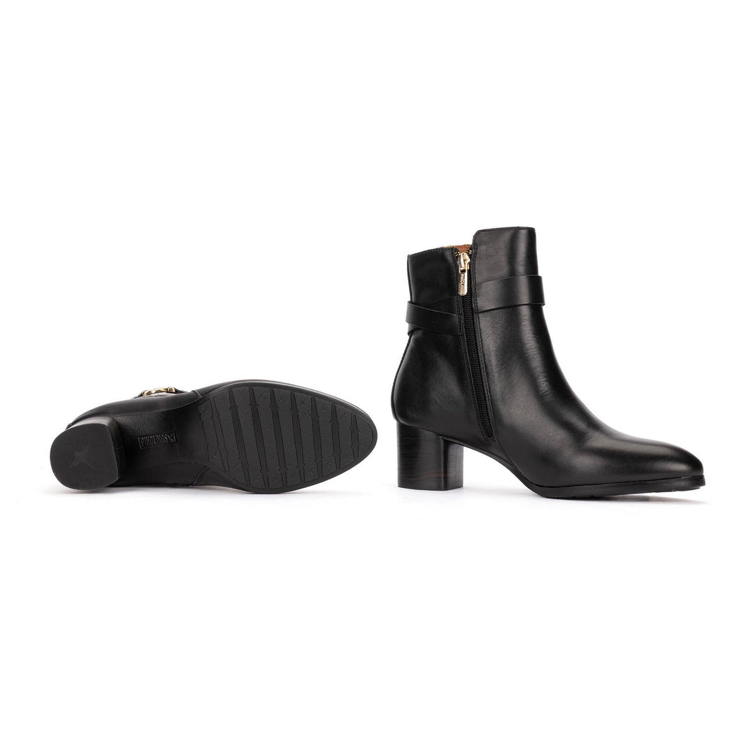 pikolinos calafat heeled boot women's | black