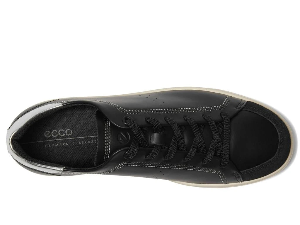 ecco street lite w women's | black/black/pure silver