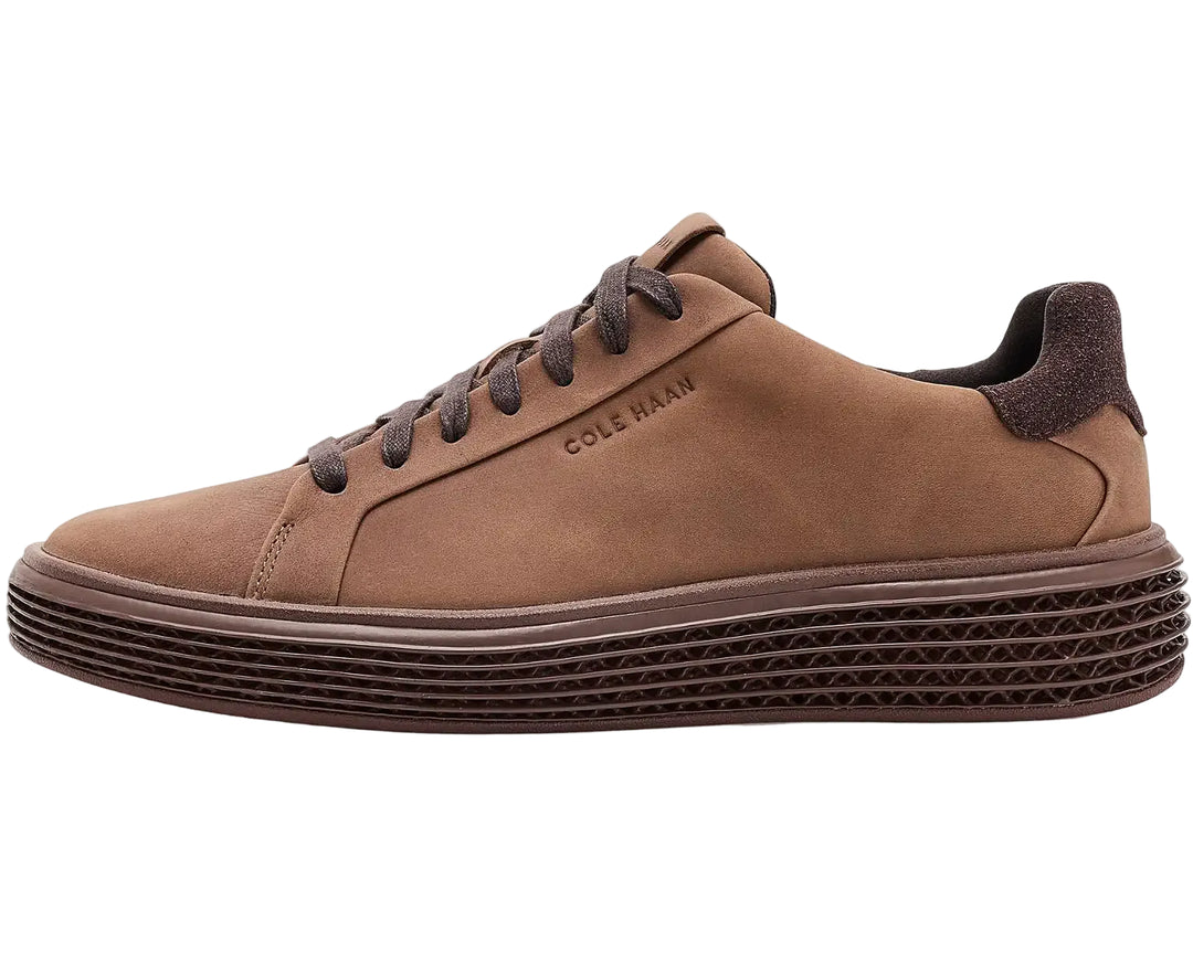 cole haan grandpro skyweave court men's | toasted coconut dark chocolate