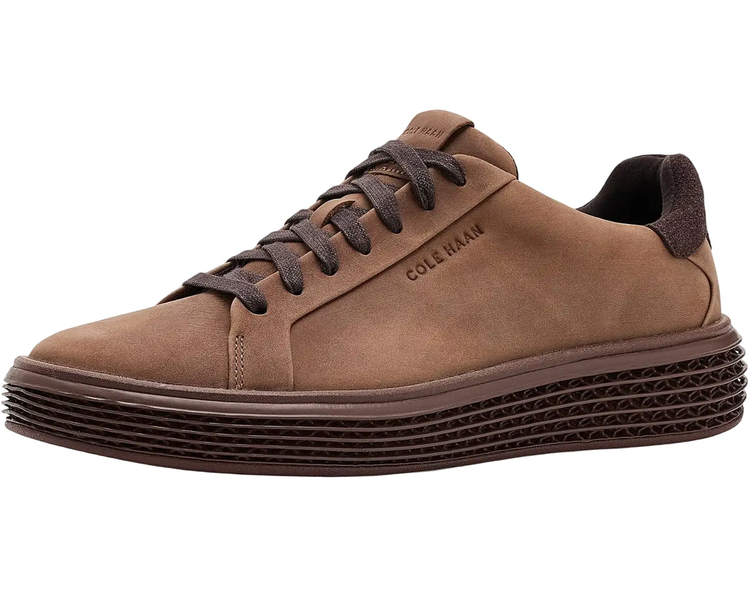 cole haan grandpro skyweave court men's | toasted coconut dark chocolate