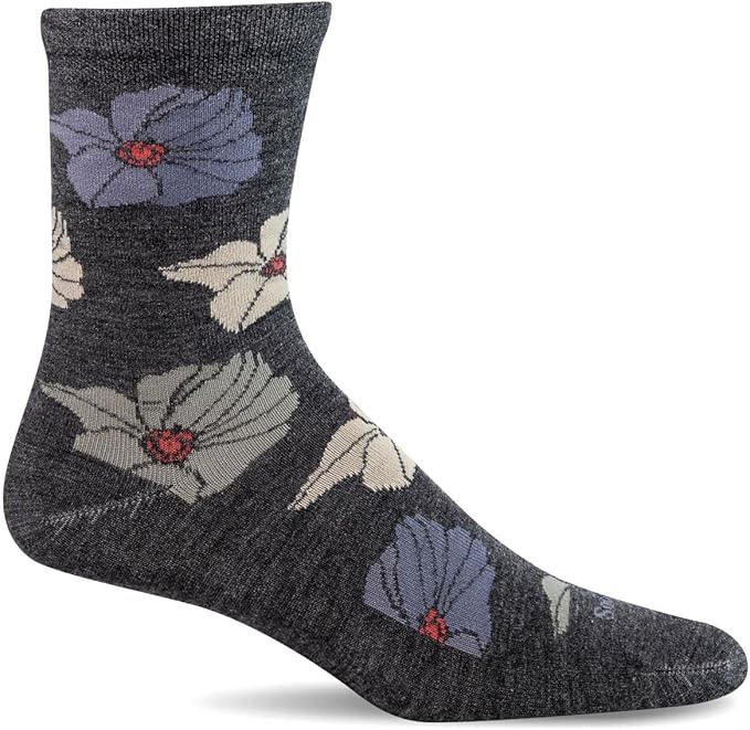 sockwell big bloom women's | charcoal