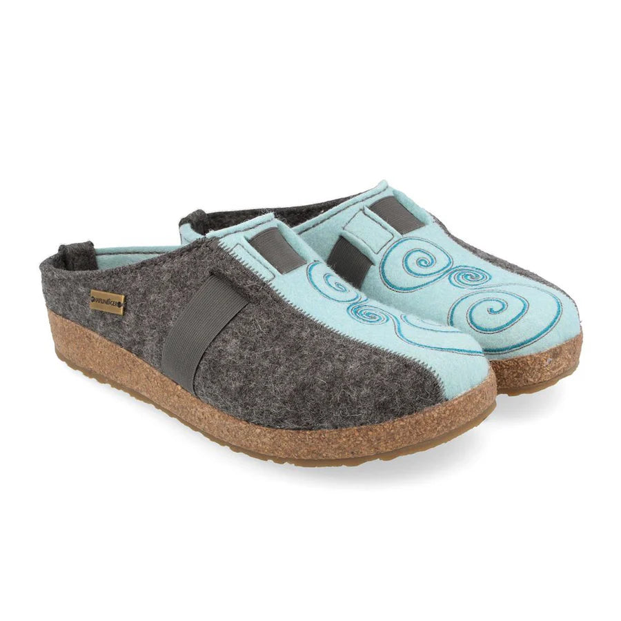 haflinger magic women's |  grey/aqua