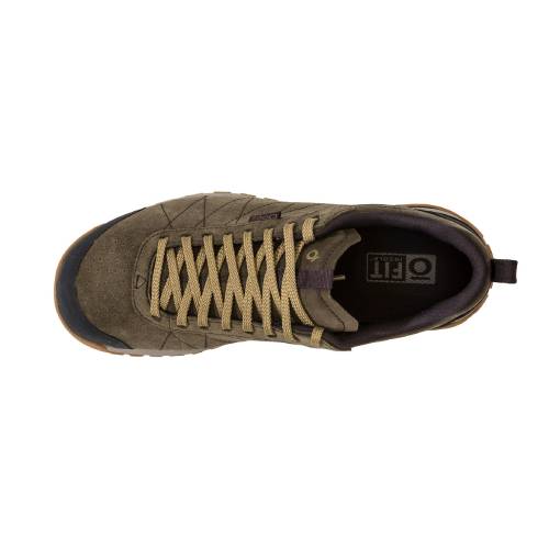oboz bozeman low leather men's | canteen brown
