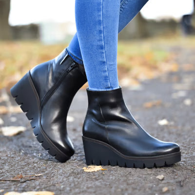 gabor wedge boot women's | black