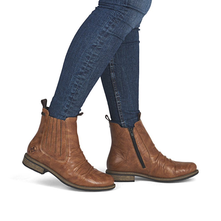 rieker ornella 55 women's | cuoio
