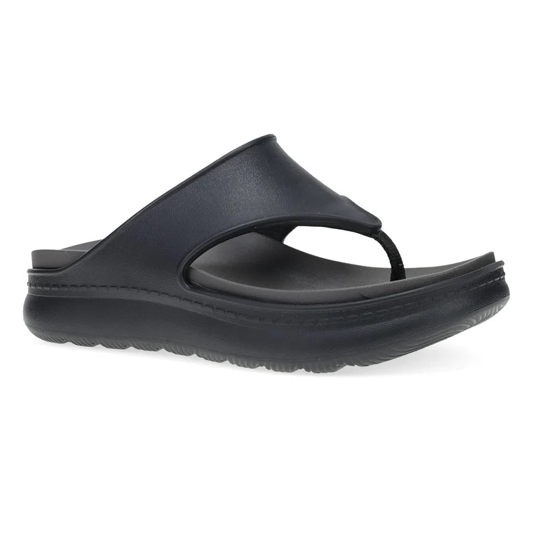 dansko devyn thong women's | black