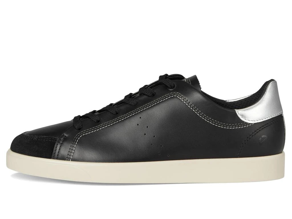 ecco street lite w women's | black/black/pure silver