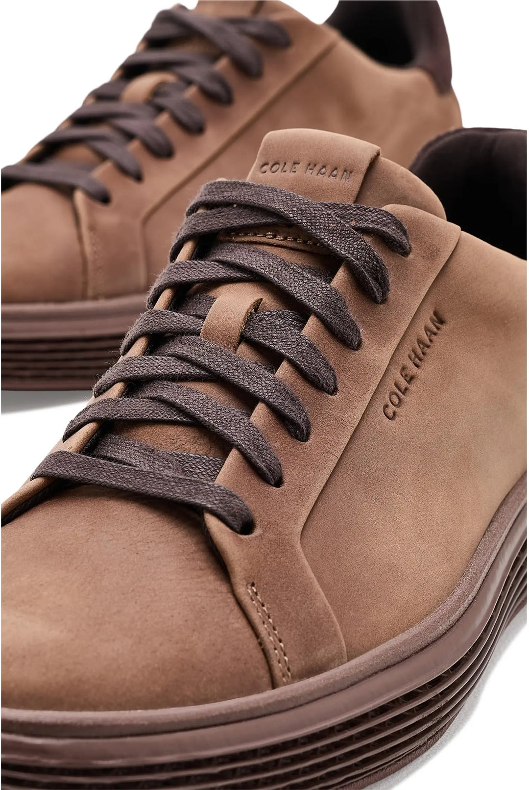 cole haan grandpro skyweave court men's | toasted coconut dark chocolate