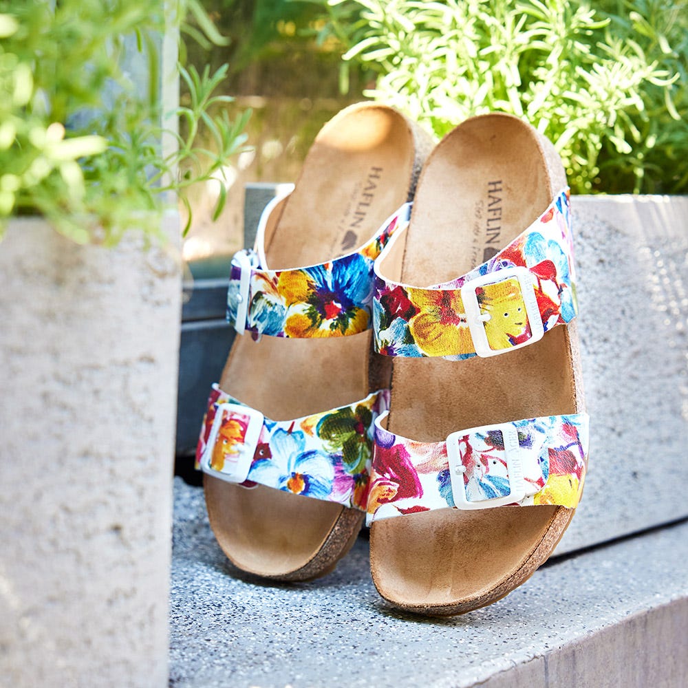 haflinger andrea women's | floral multi