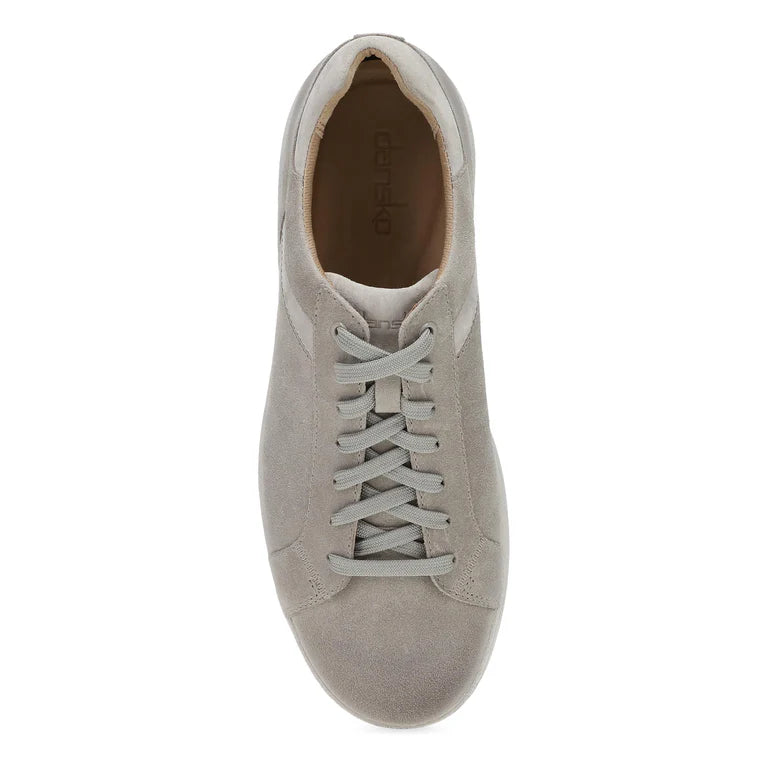 dansko trevor men's | stone burnished suede