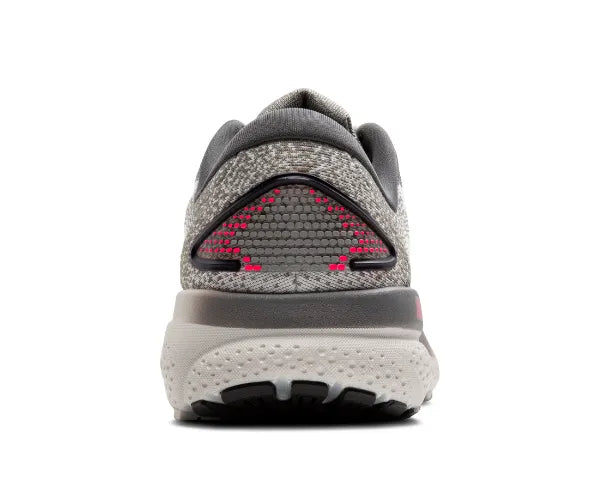brooks ghost 16 women's | grey/gargoyle/pink