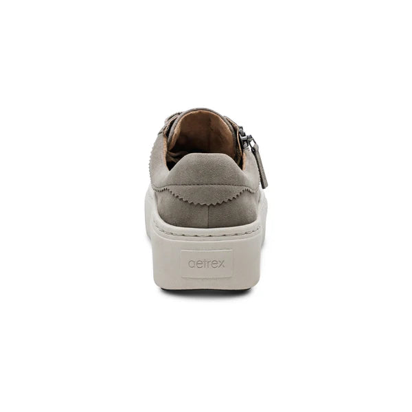 aetrex aubrey arch support platform women's | taupe