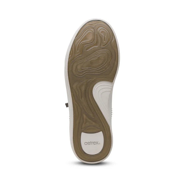 aetrex aubrey arch support platform women's | taupe