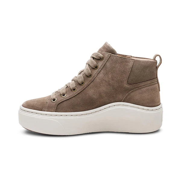 aetrex gianna arch support platform women's | taupe