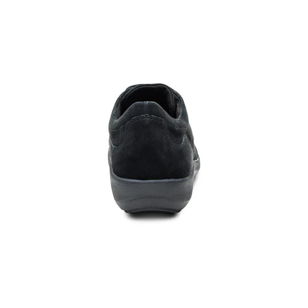 aetrex dahlia lace up oxford women's | black