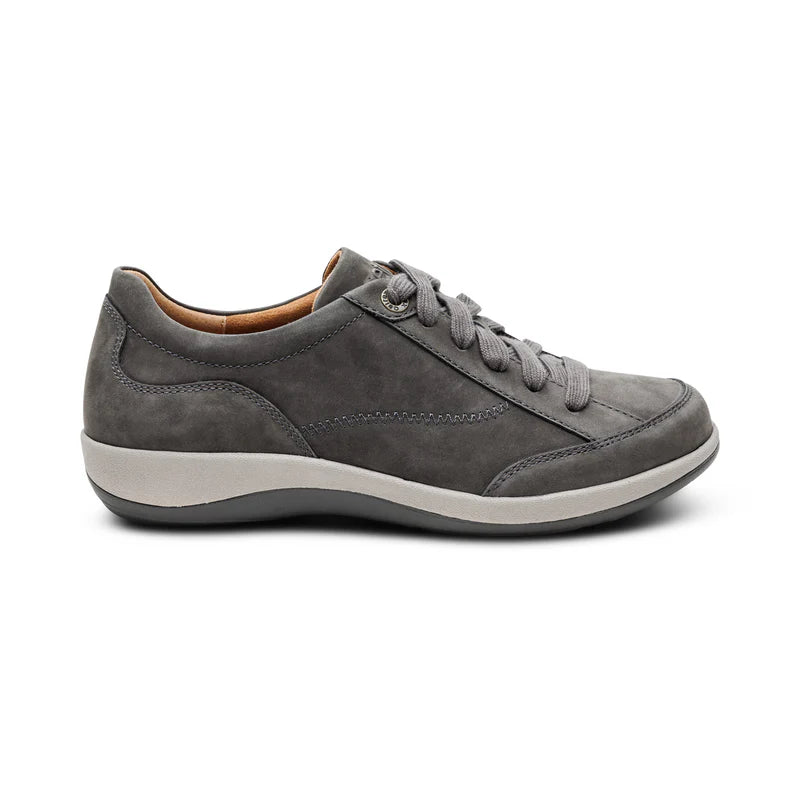aetrex dahlia lace up oxford women's | charcoal