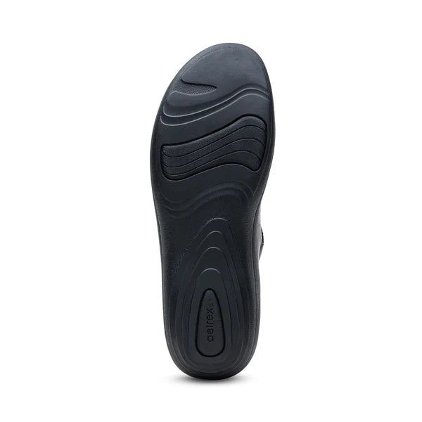 aetrex paisley women's | black