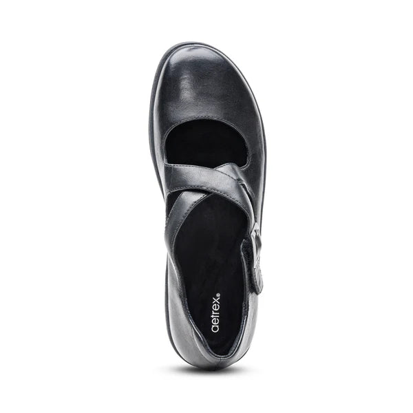 aetrex paisley women's | black
