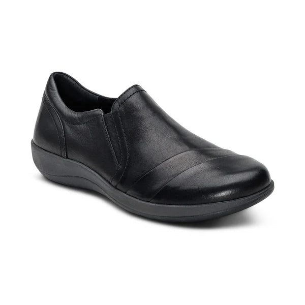 aetrex helena arch support women's | black