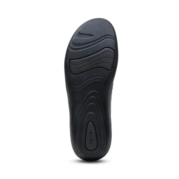 aetrex helena arch support women's | black