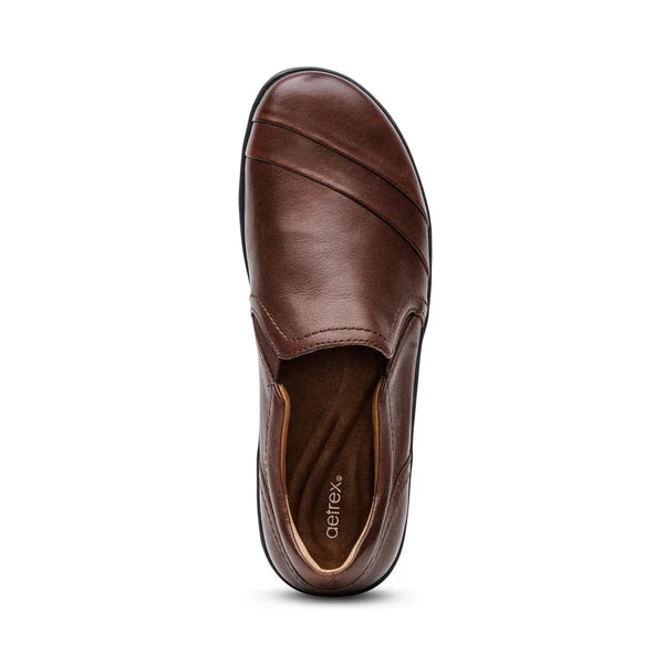 aetrex helena arch support women's | brown