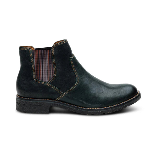 aetrex kaylee arch support chelsea women's | dark green