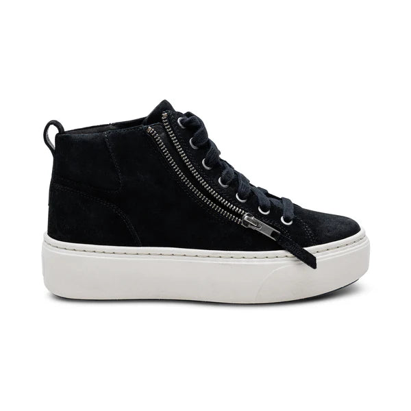 aetrex gianna arch support platform women's | black