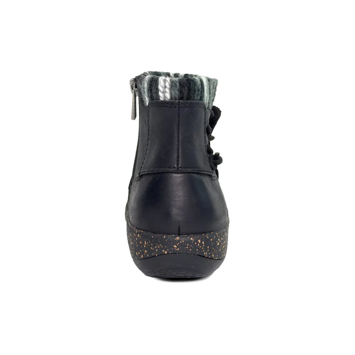 aetrex cammie arch support sweater boot women's | black
