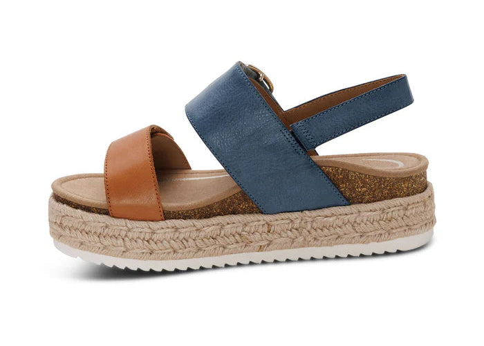 aetrex vania arch support women's | hazy blue