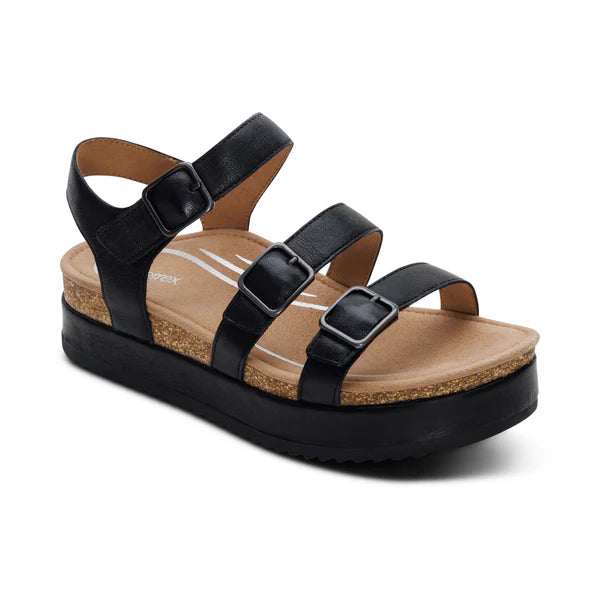 aetrex aria women's | black