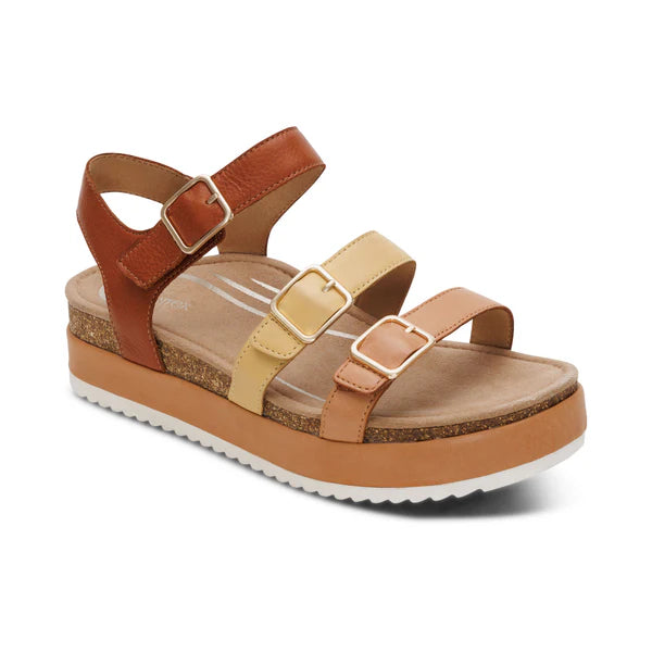 aetrex aria women's | sand multi