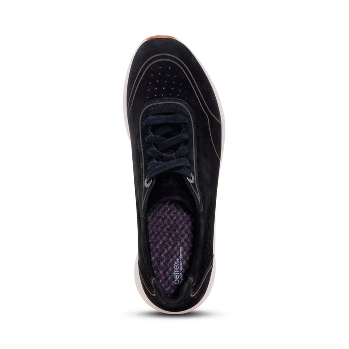aetrex sereena wide arch support women's | black