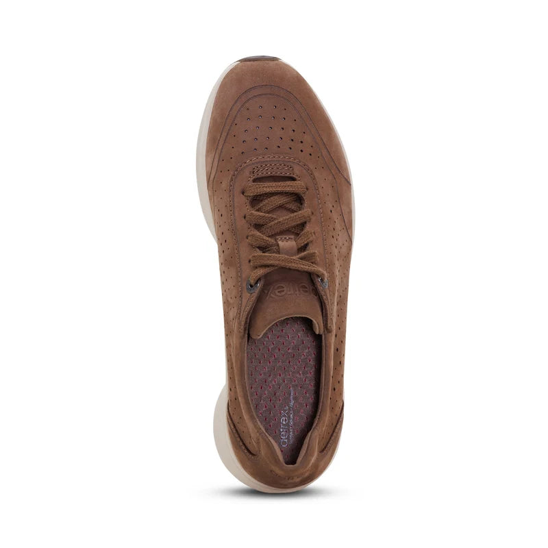 aetrex sereena wide arch support women's | taupe