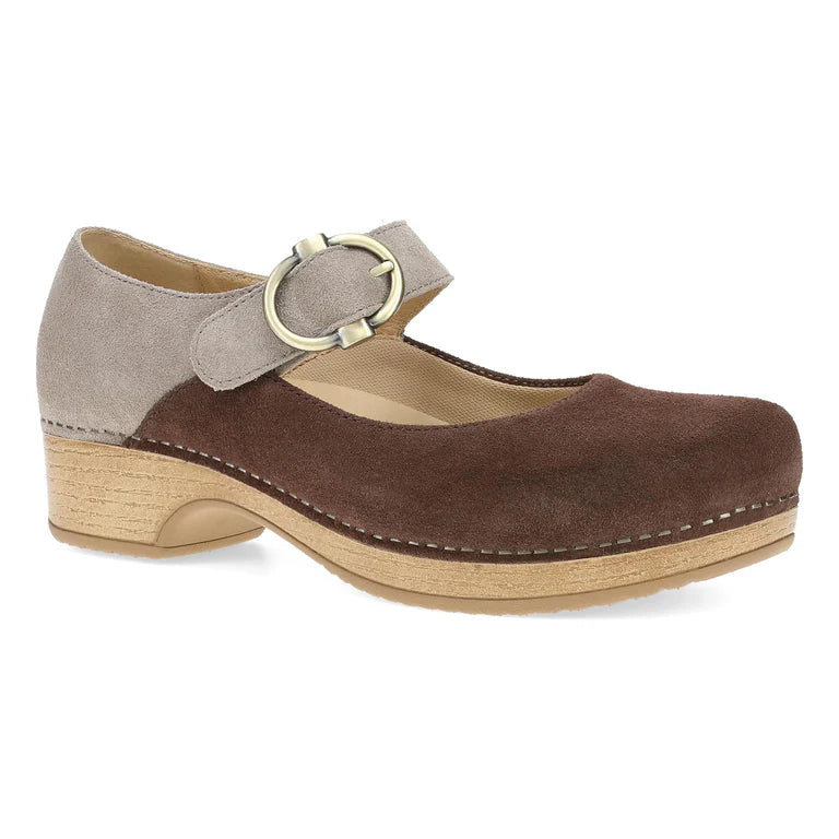 dansko bonny women's | chocolate taupe