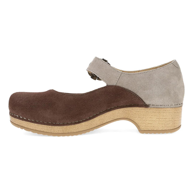 dansko bonny women's | chocolate taupe
