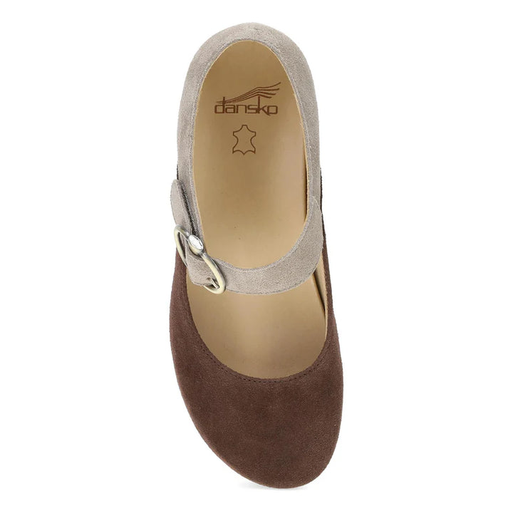 dansko bonny women's | chocolate taupe