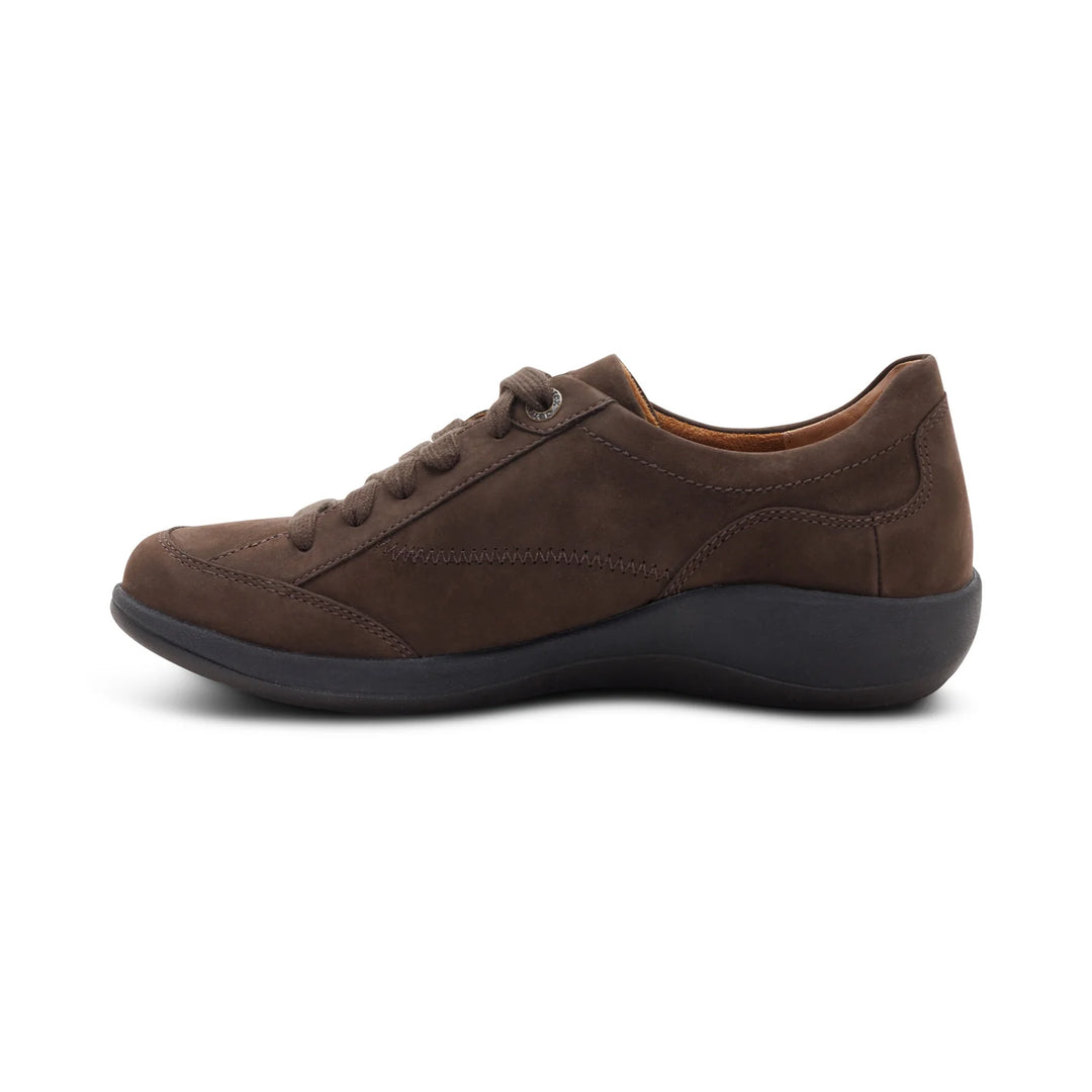 aetrex dahila lace-up oxford women's | dark earth