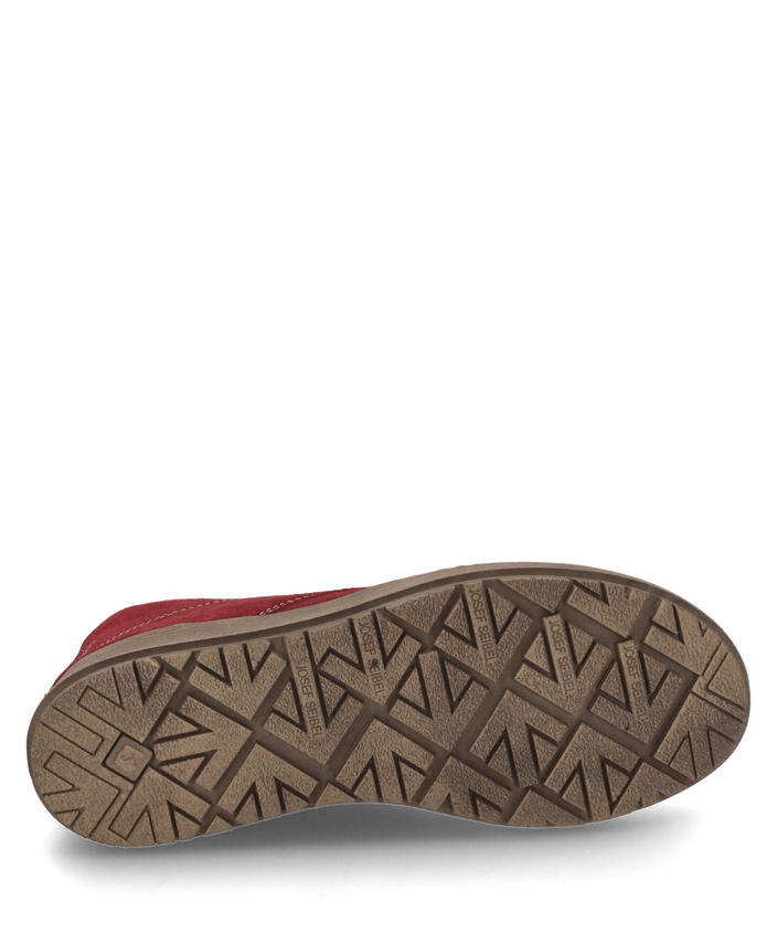 josef seibel anna 08 women's | red shiny velour/washed
