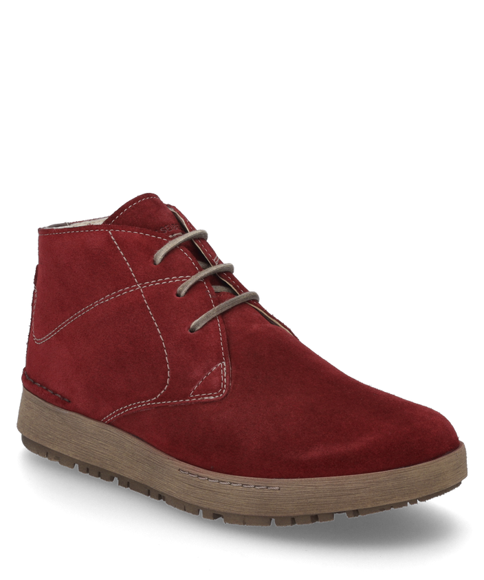 josef seibel anna 08 women's | red shiny velour/washed