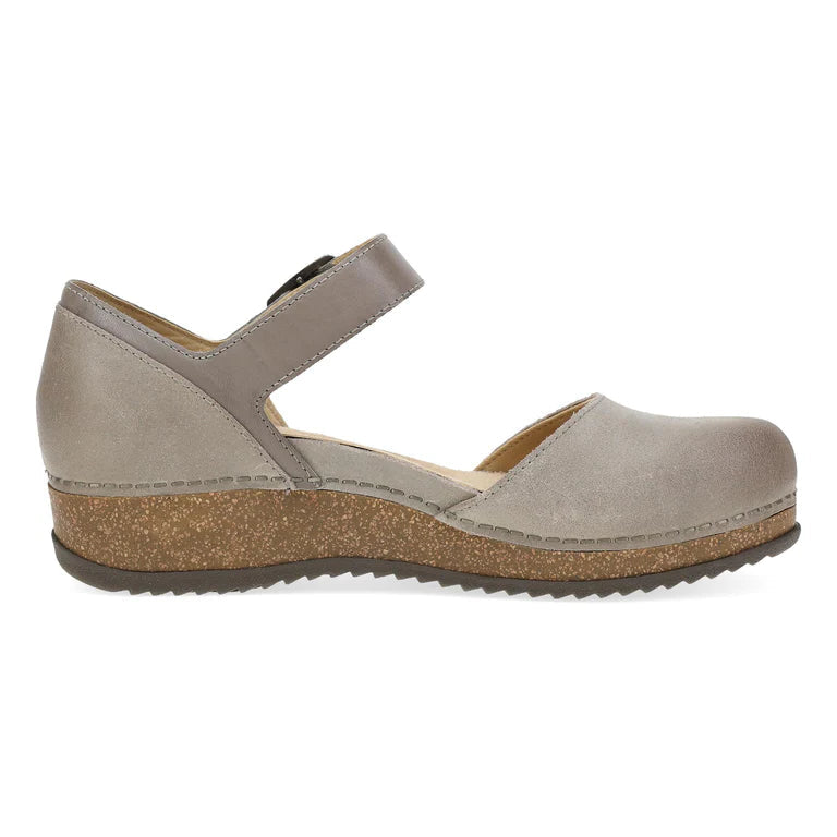 dansko mae women's | taupe suede