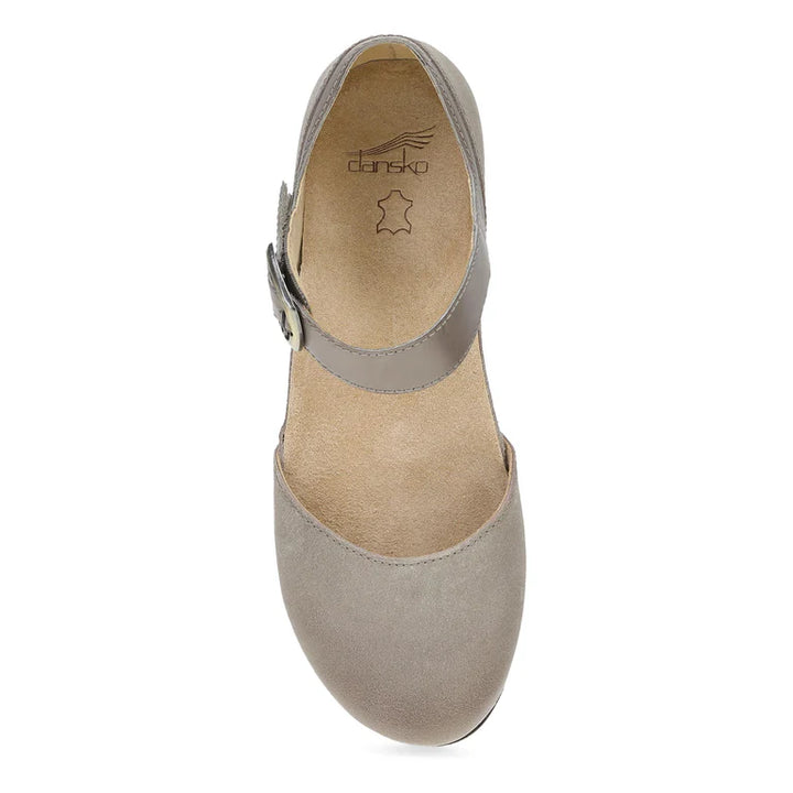 dansko mae women's | taupe suede