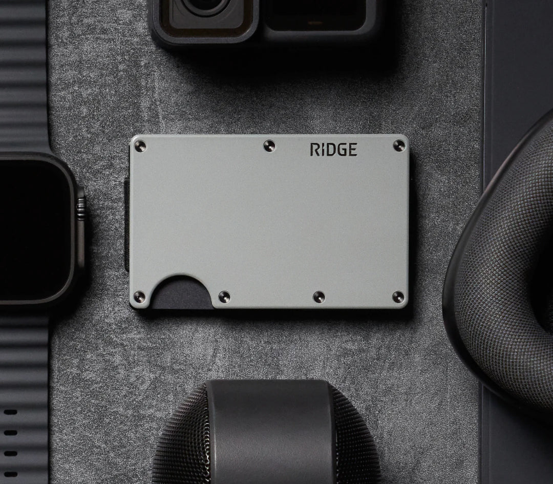 ridge wallet - cash strap | slate
