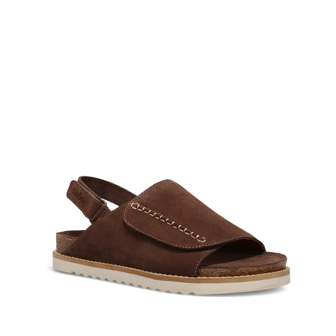 taos abstract women's | chocolate suede