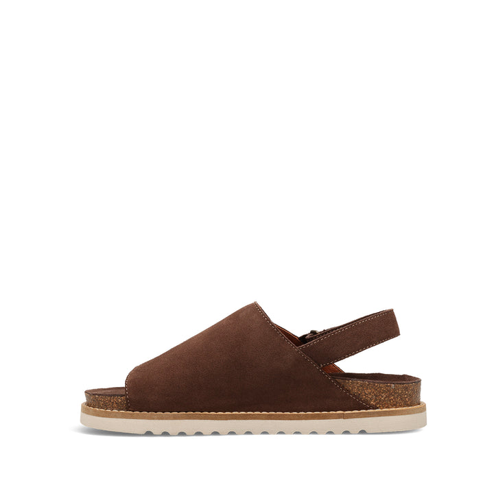 taos abstract women's | chocolate suede
