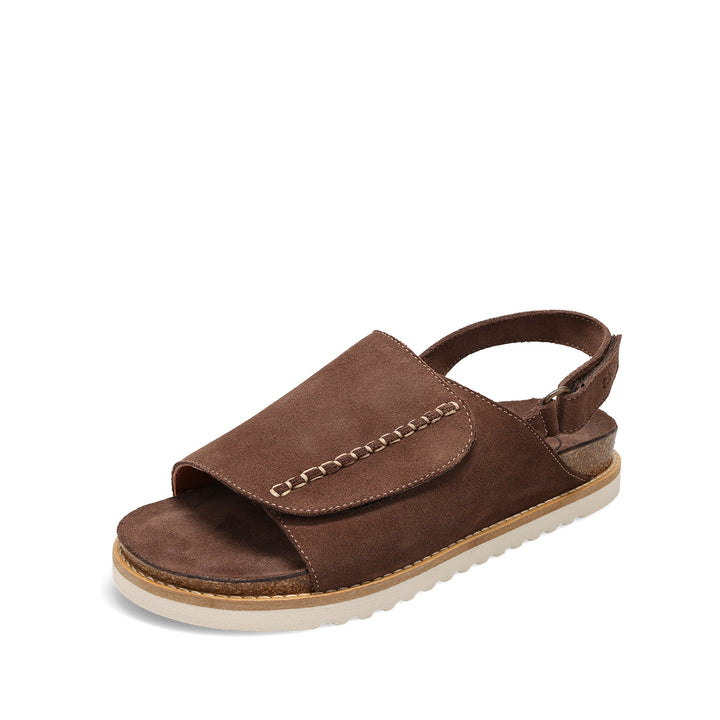 taos abstract women's | chocolate suede