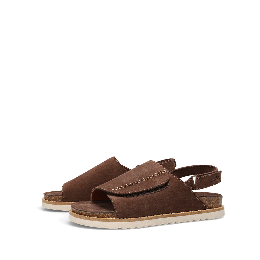 taos abstract women's | chocolate suede