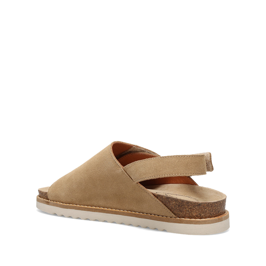 taos abstract women's | warm sand suede