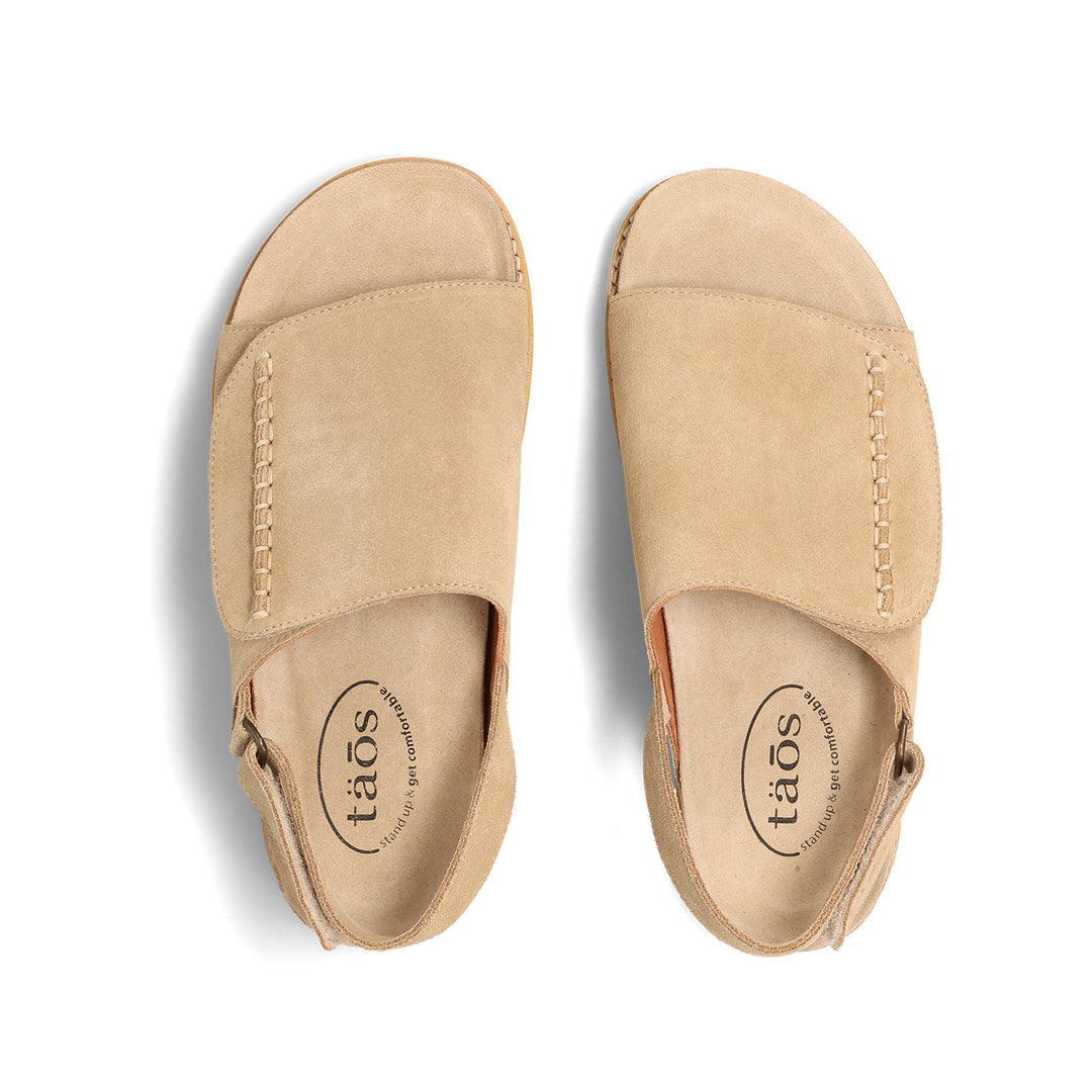 taos abstract women's | warm sand suede