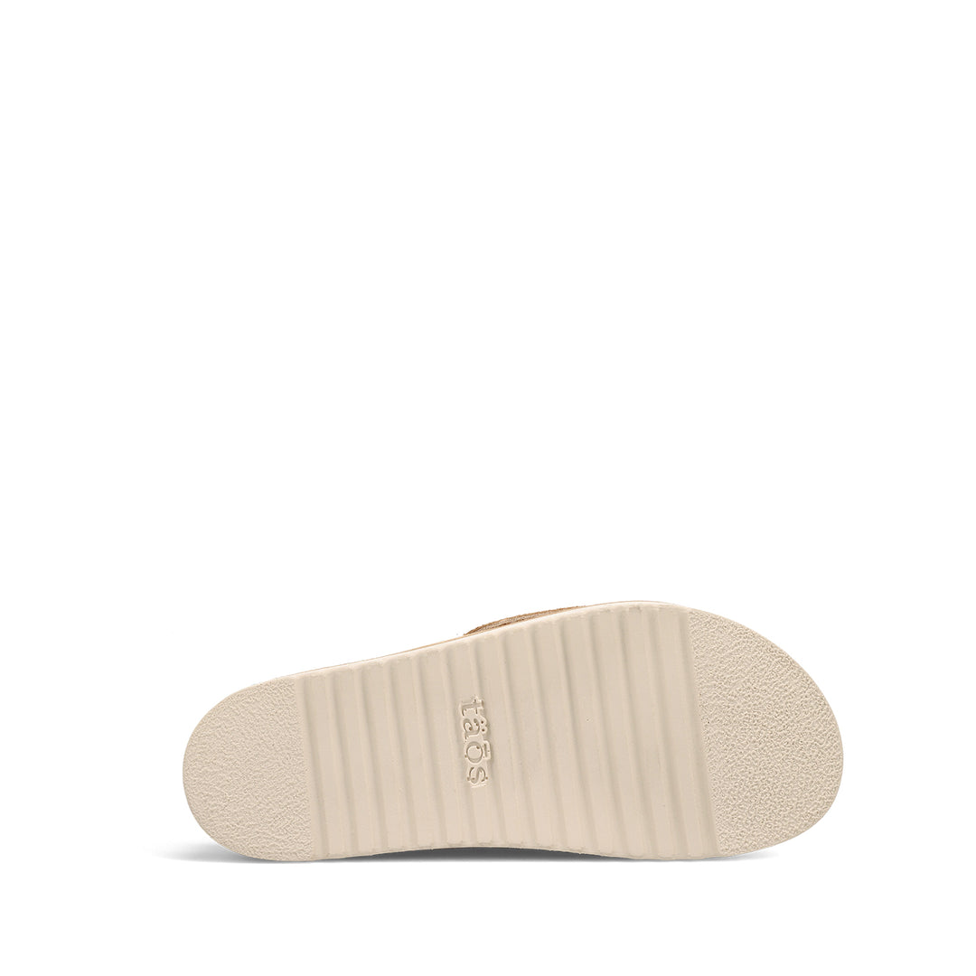 taos abstract women's | warm sand suede