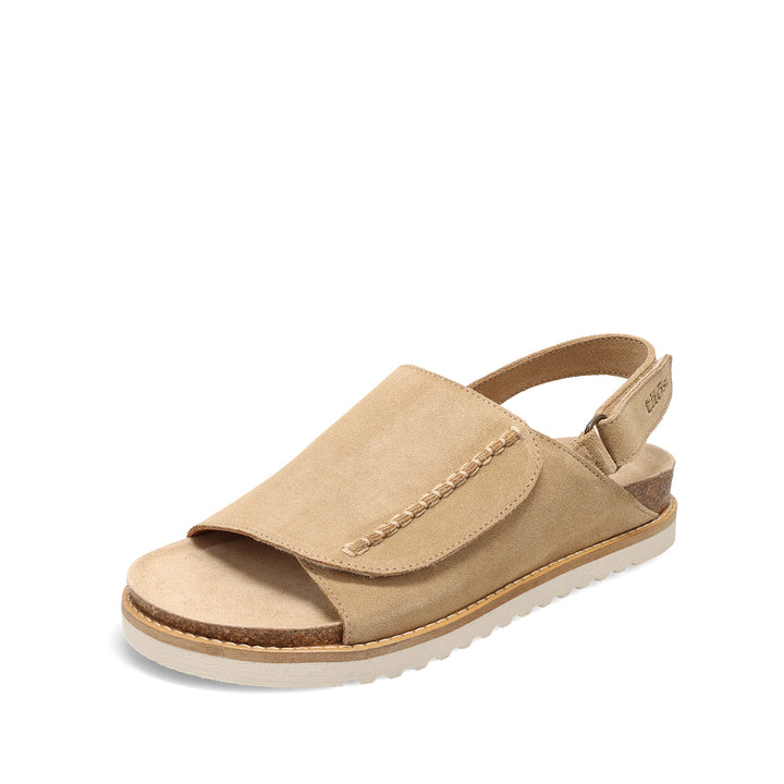 taos abstract women's | warm sand suede